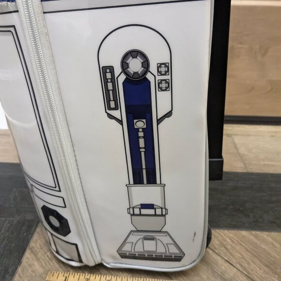 Disney Store Star Wars R2D2 Rolling Suitcase Luggage With Light And Sounds WORKS - Picture 8 of 15